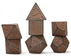 Sirius Dice: 7 Set Polyhedral Illusory Stone Granite (tube) SDZ0023-03